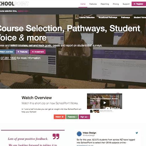 SchoolPoint Workshop 21 June 2018 contact Inbox Design / register https://www.schoolpoint.co.nz/workshop #schoolpoint #w