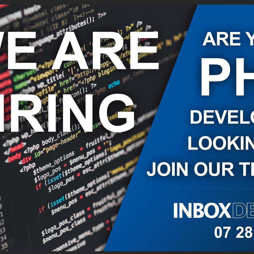 We’re looking for a #php #developer for our #agency in #mtmaunganui